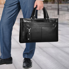 338 Men's genuine leather  business briefcase cowhide bag