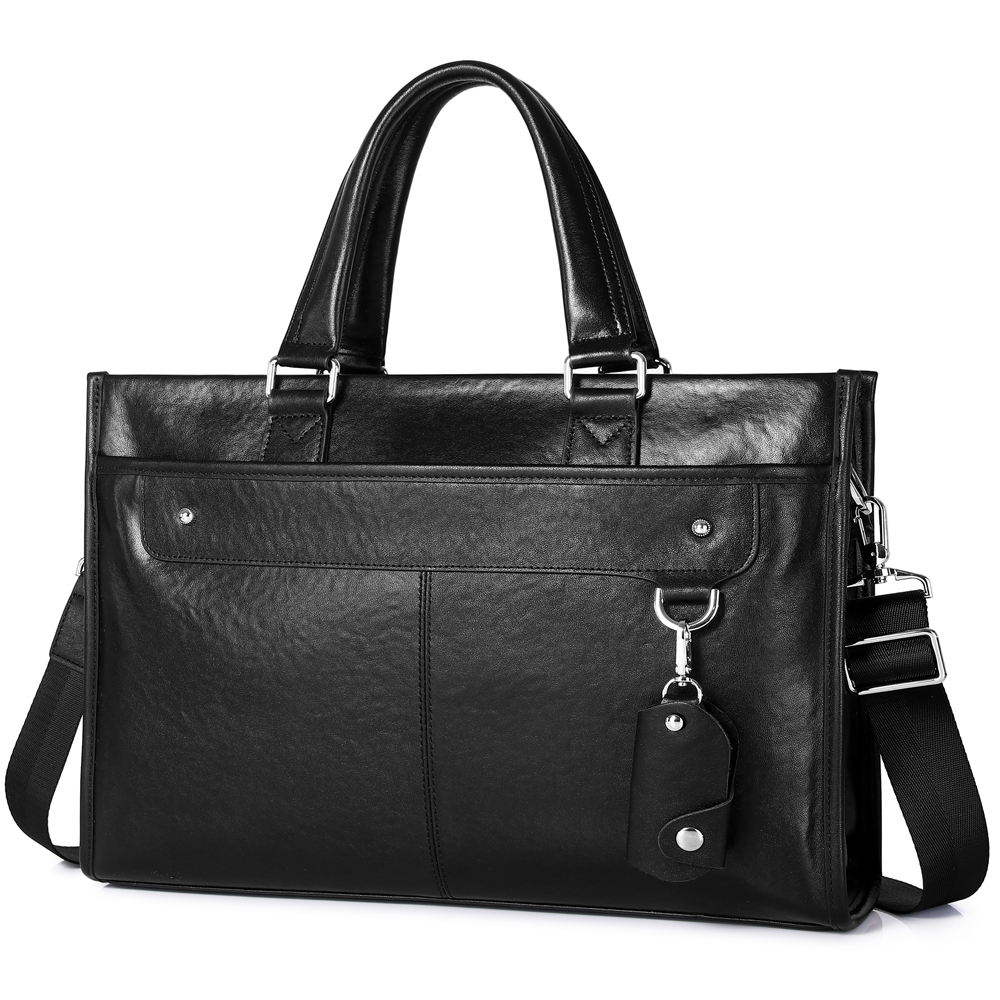 338 Men's genuine leather  business briefcase cowhide bag