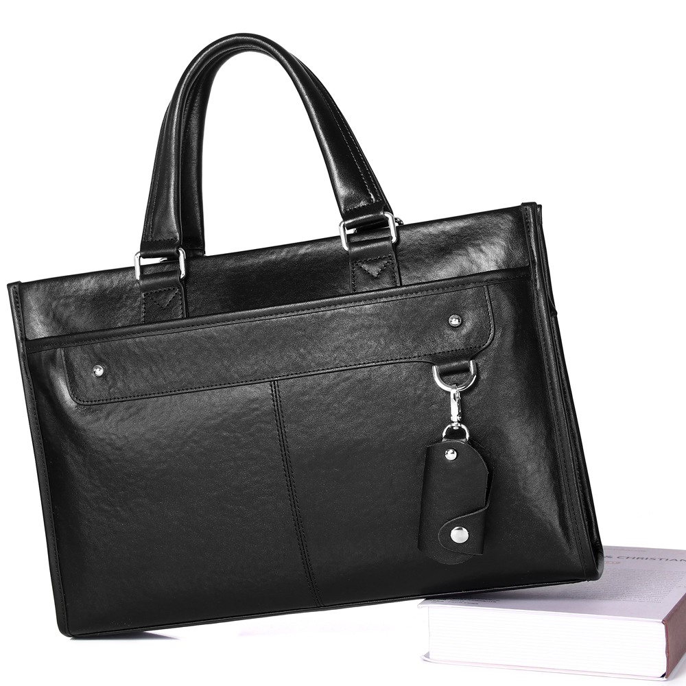 338 Men's genuine leather  business briefcase cowhide bag