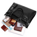 338 Men's genuine leather  business briefcase cowhide bag