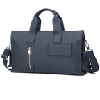 563 Men's Business Bag Leather Briefcase Shoulder Laptop Bag