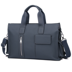 563 Men's Business Bag Leather Briefcase Shoulder Laptop Bag