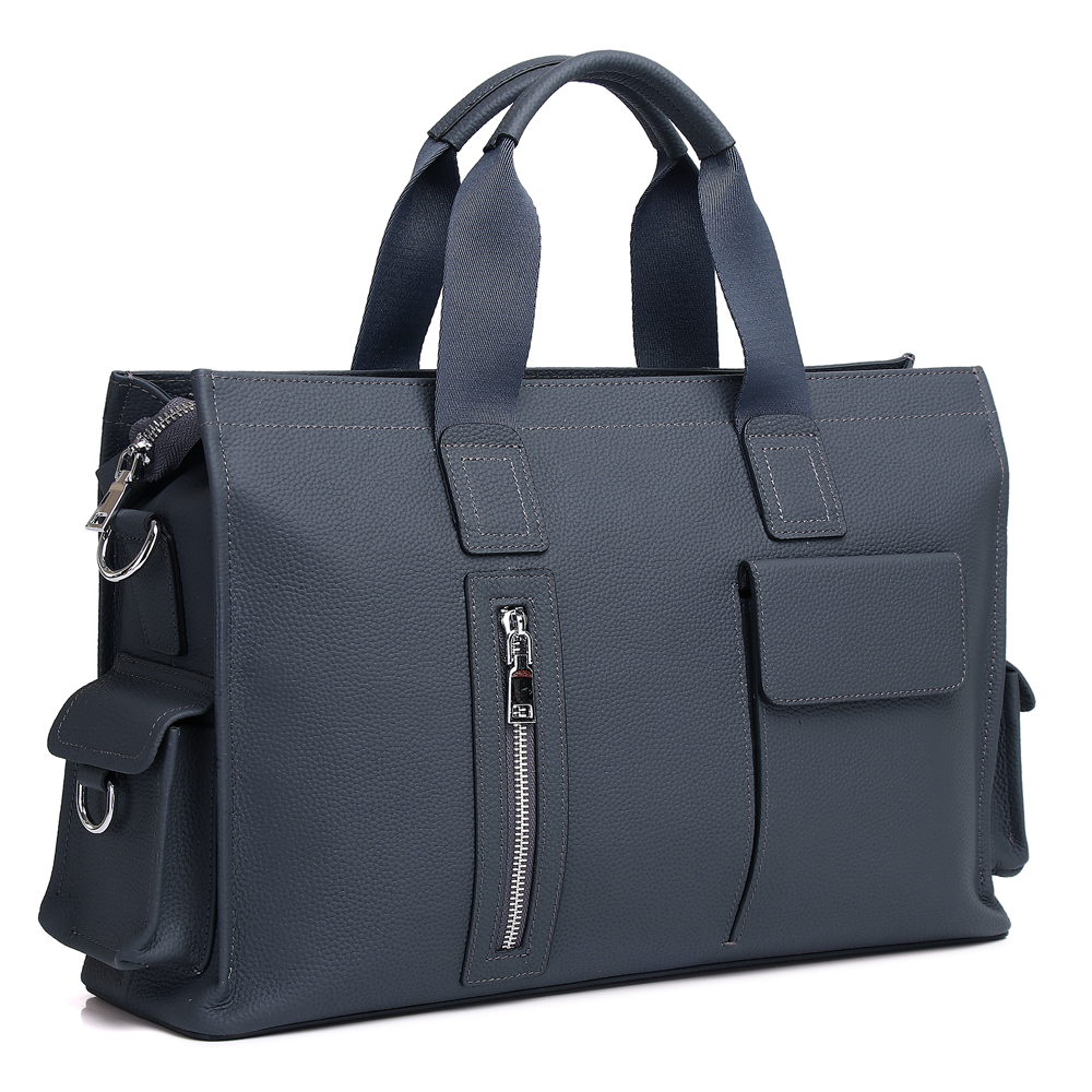 563 Men's Business Bag Leather Briefcase Shoulder Laptop Bag