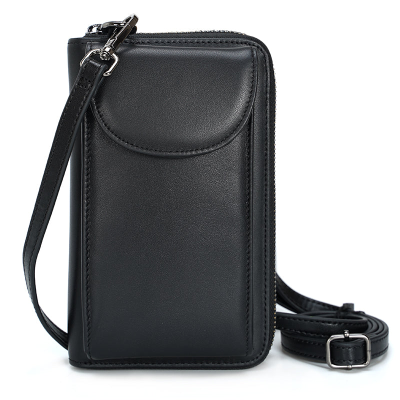 436 Vintage Genuine Leather Crossbody Phone Bag