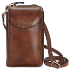 436 Vintage Genuine Leather Crossbody Phone Bag