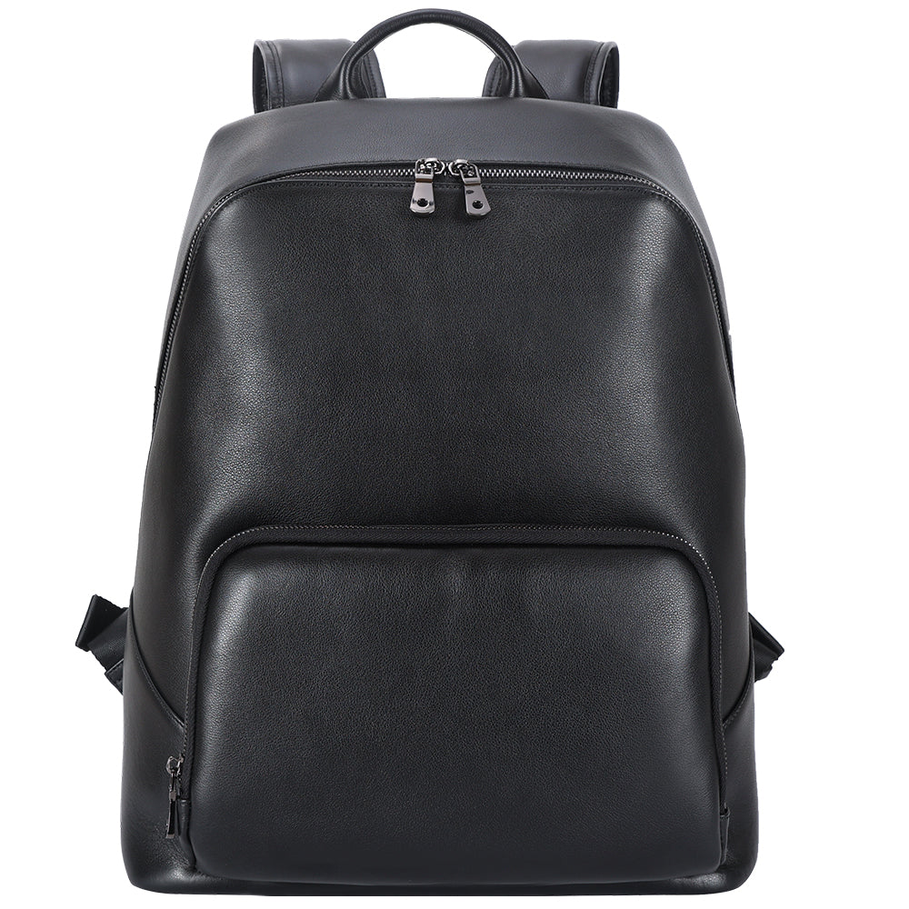 Cowhide Leather Backpack Front View