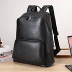 Men Full Grain Leather Backpack 