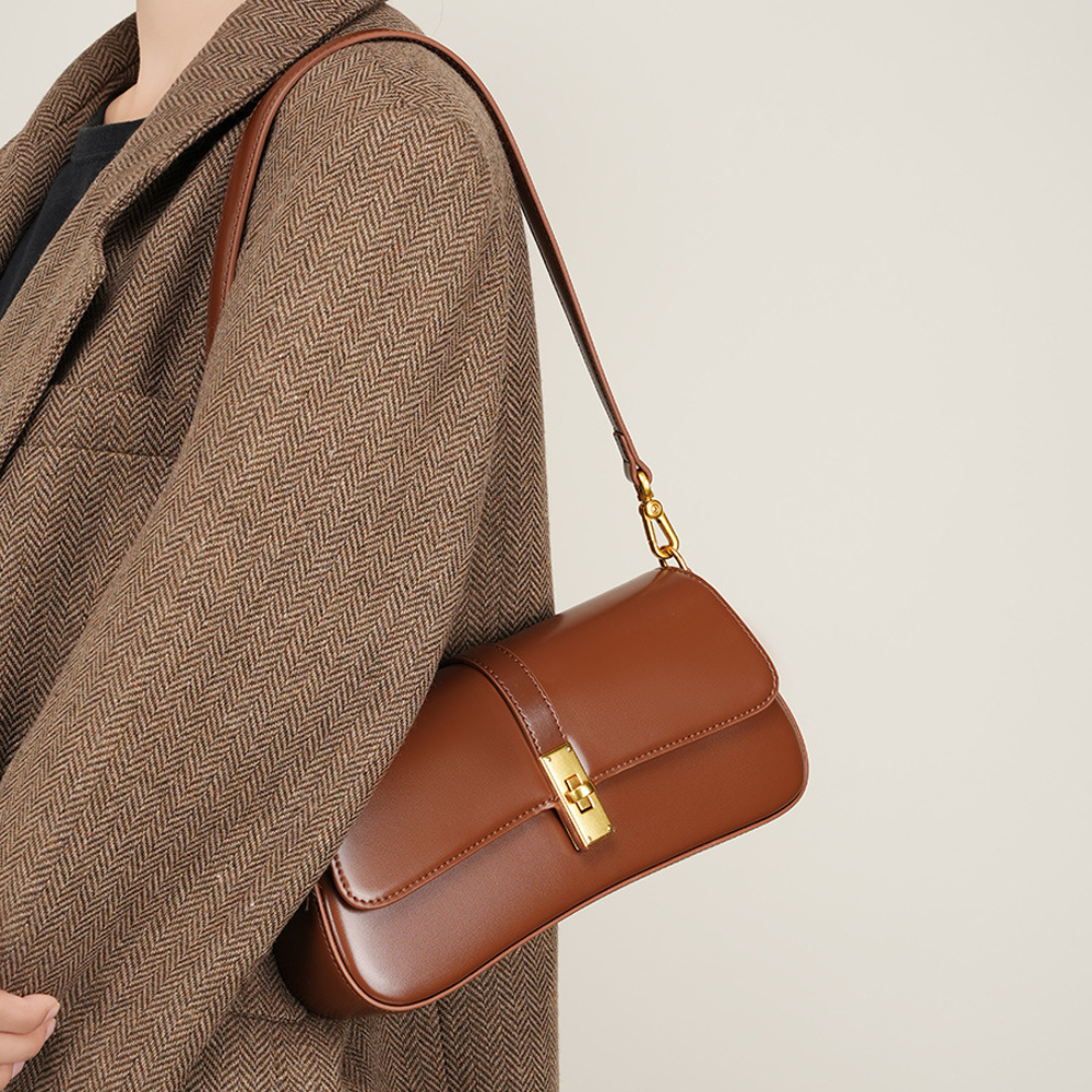 517 Small Genuine Leather Crossbody Bag