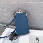 328 Women Genuine Leather Sling Cross-Body Wallet, Mobile Phone Bags For Women