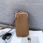 328 Women Genuine Leather Sling Cross-Body Wallet, Mobile Phone Bags For Women