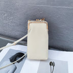 328 Women Genuine Leather Sling Cross-Body Wallet, Mobile Phone Bags For Women