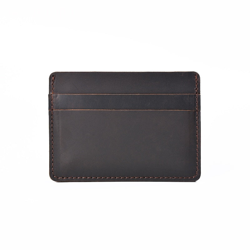Coffee Brown Vintage Leather Card holders