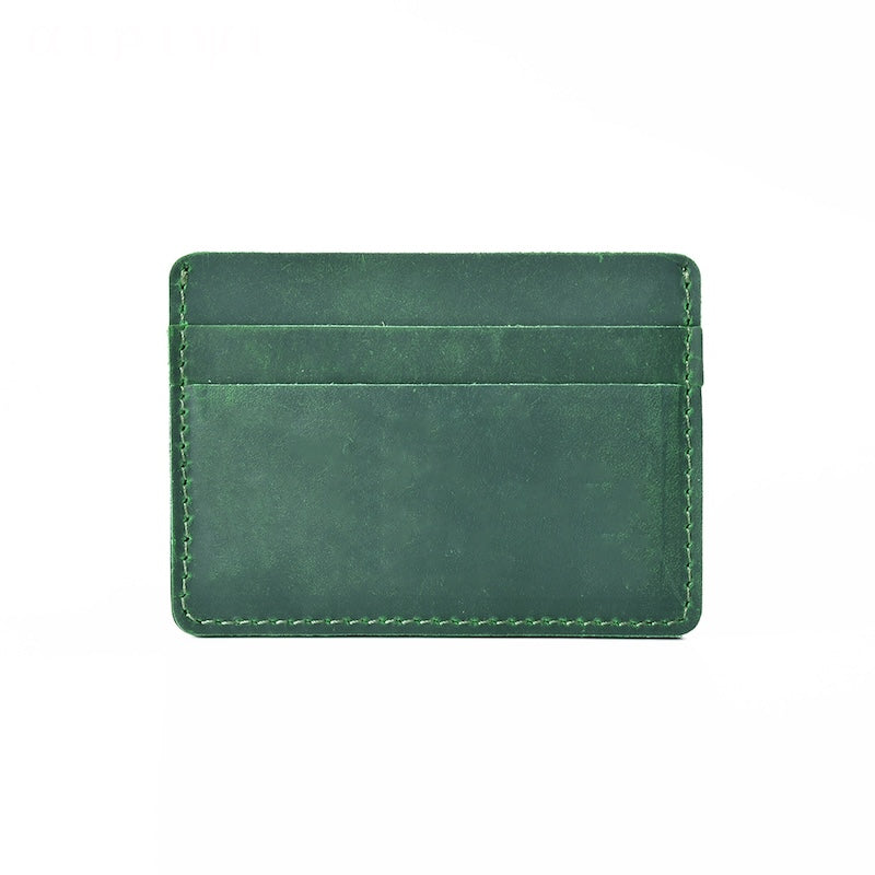 Vintage Green Credit Card holder 