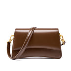 Ladies cowhide leather underarm bag