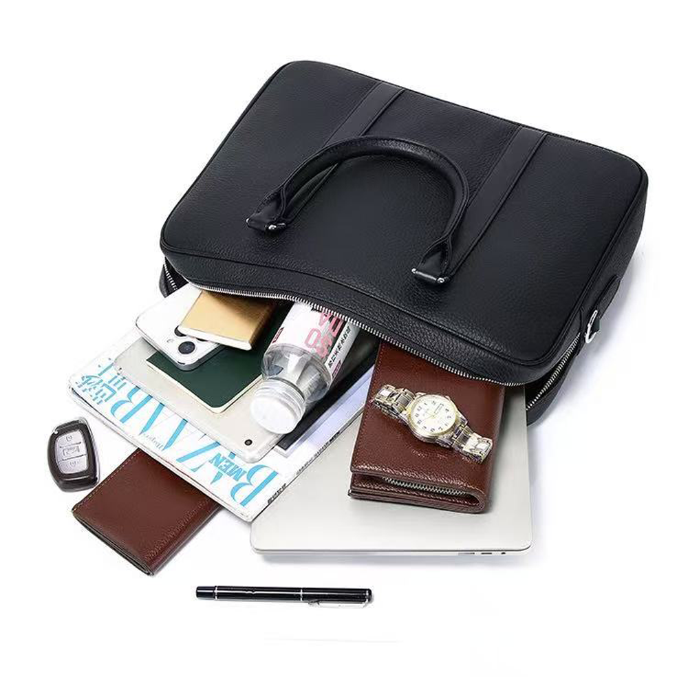 134 Slim Leather Briefcase