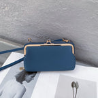 327 Women Phone Crossbody Bag Leather Mini Shoulder Messenger Bag