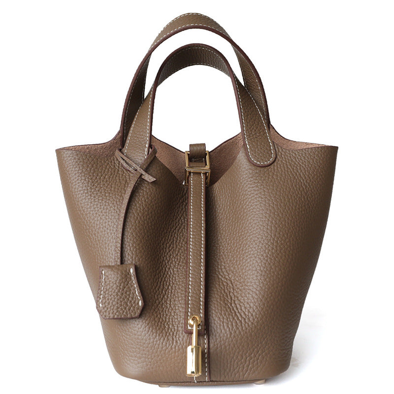 Premium Top Grain Leather Handbag 